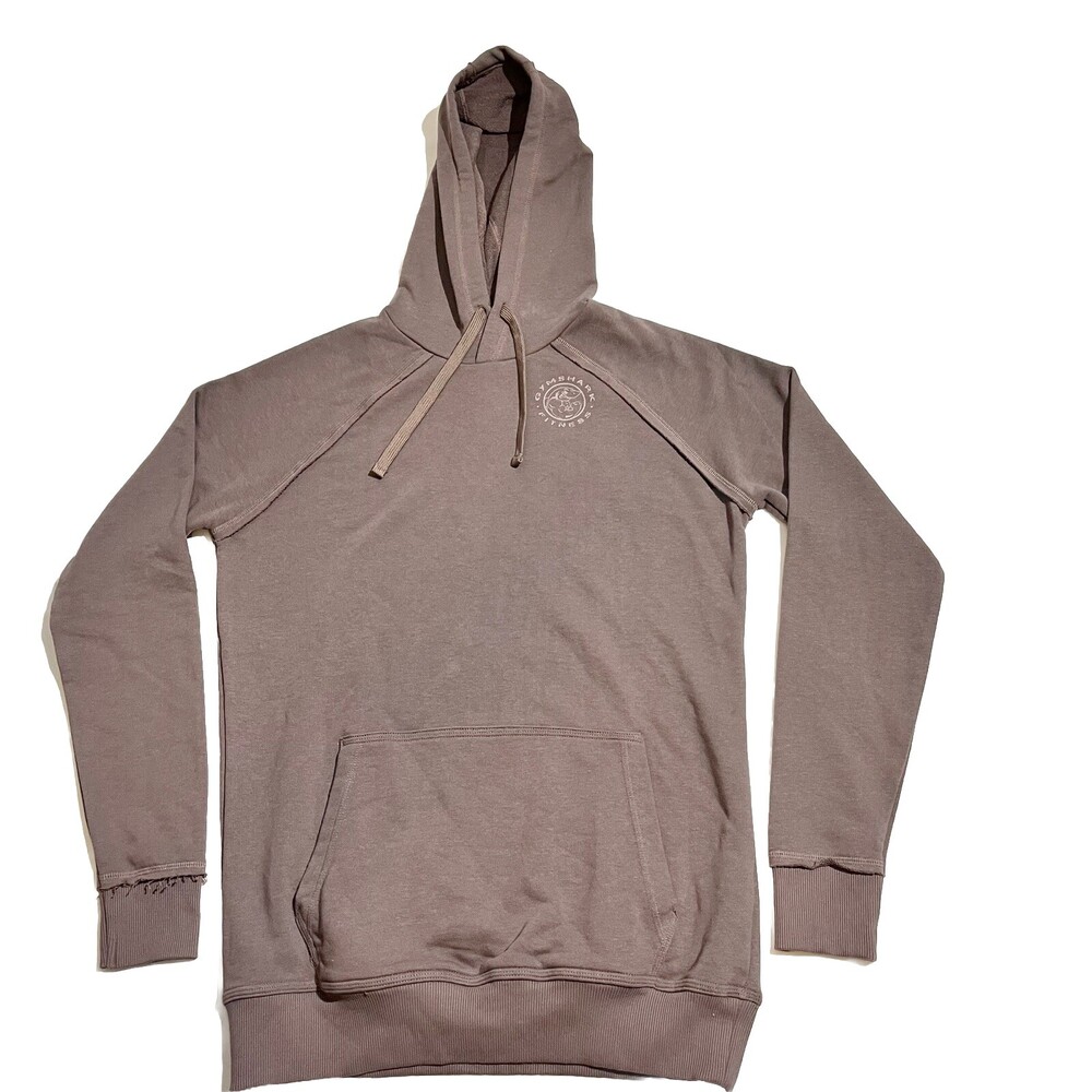 Gymshark Legacy Sweatshirt Drawstring Hoodie Mens Size Small Brown Pullover